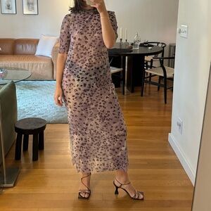 See-Through & Other Stores Midi Dress